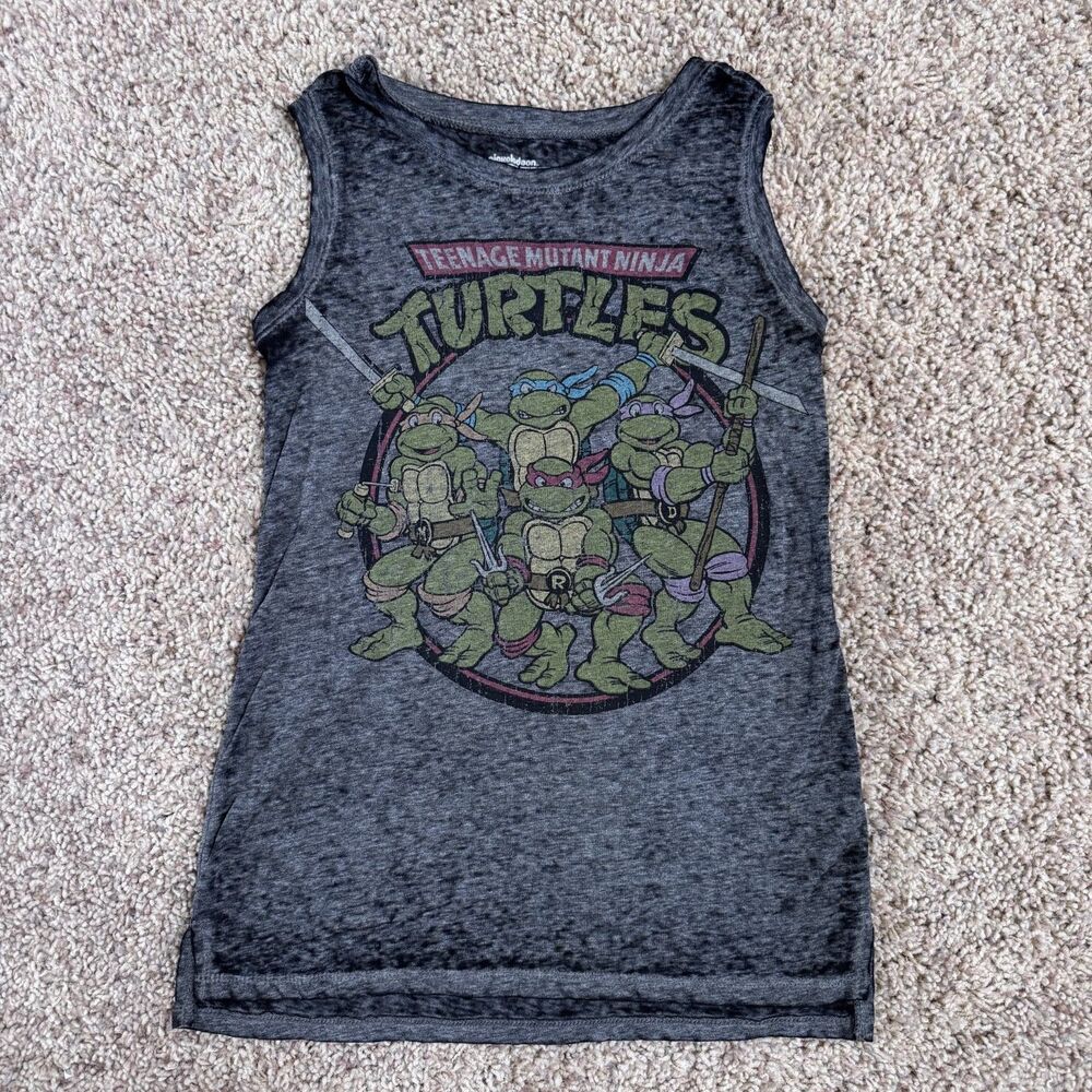 TMNT women size XS tank top shirt extra small junior